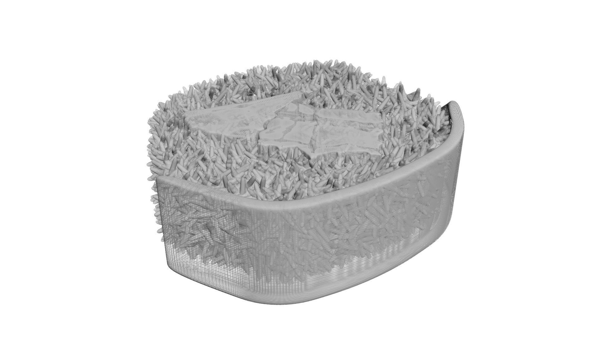 Sushi Roll With Salmon Fish 3D model_16