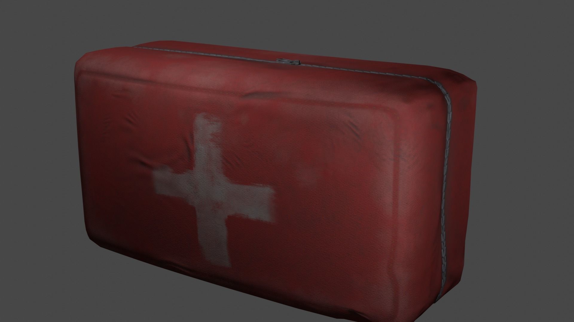 First aid kit Free low-poly 3D model_1