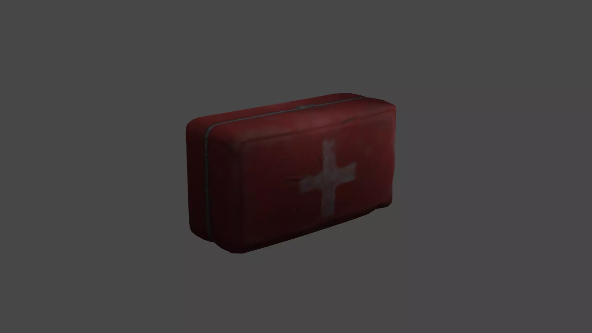 First aid kit Free low-poly 3D model_0