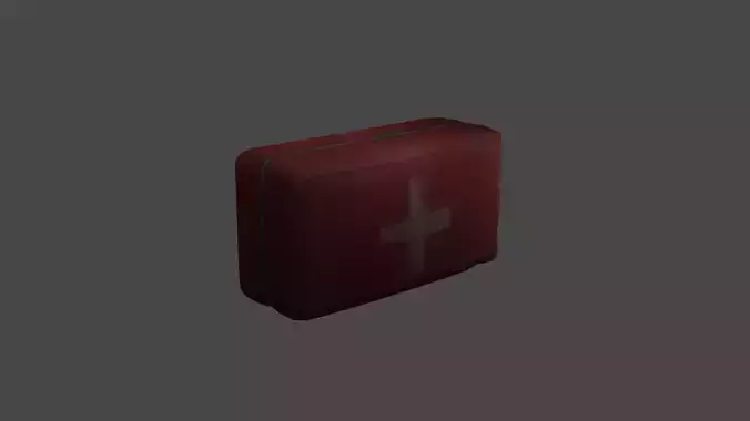 First aid kit Free low-poly 3D model