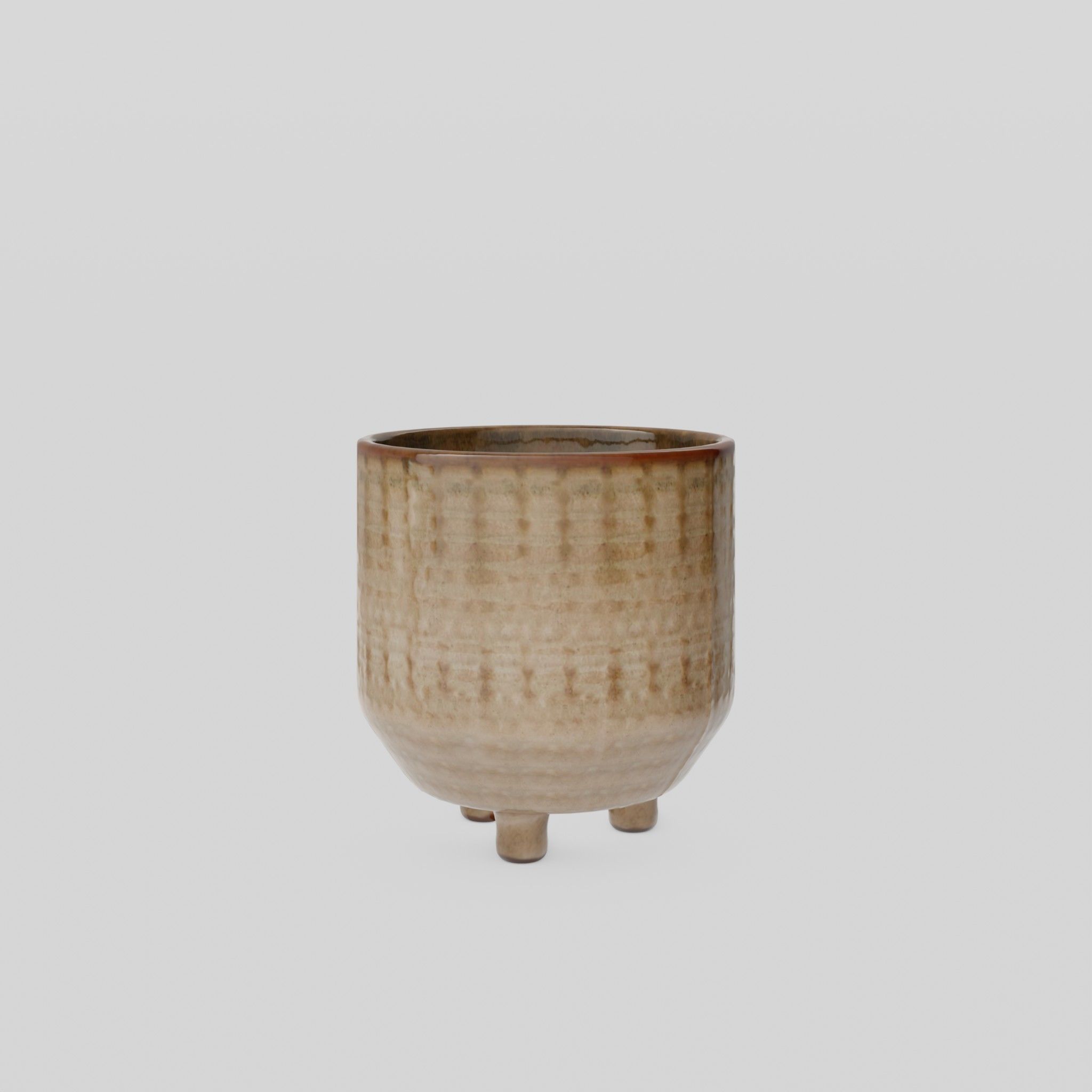 Small Erna Pot Low-poly 3D model_1