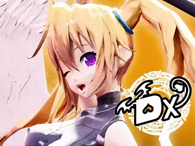 Highschool DxD - Irina Shidou MMD Model DELUXE Low-poly 3D model