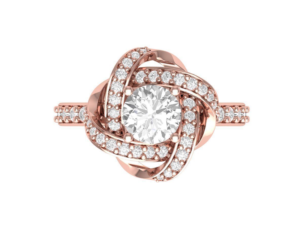 Wedding Ring 3D print model_1