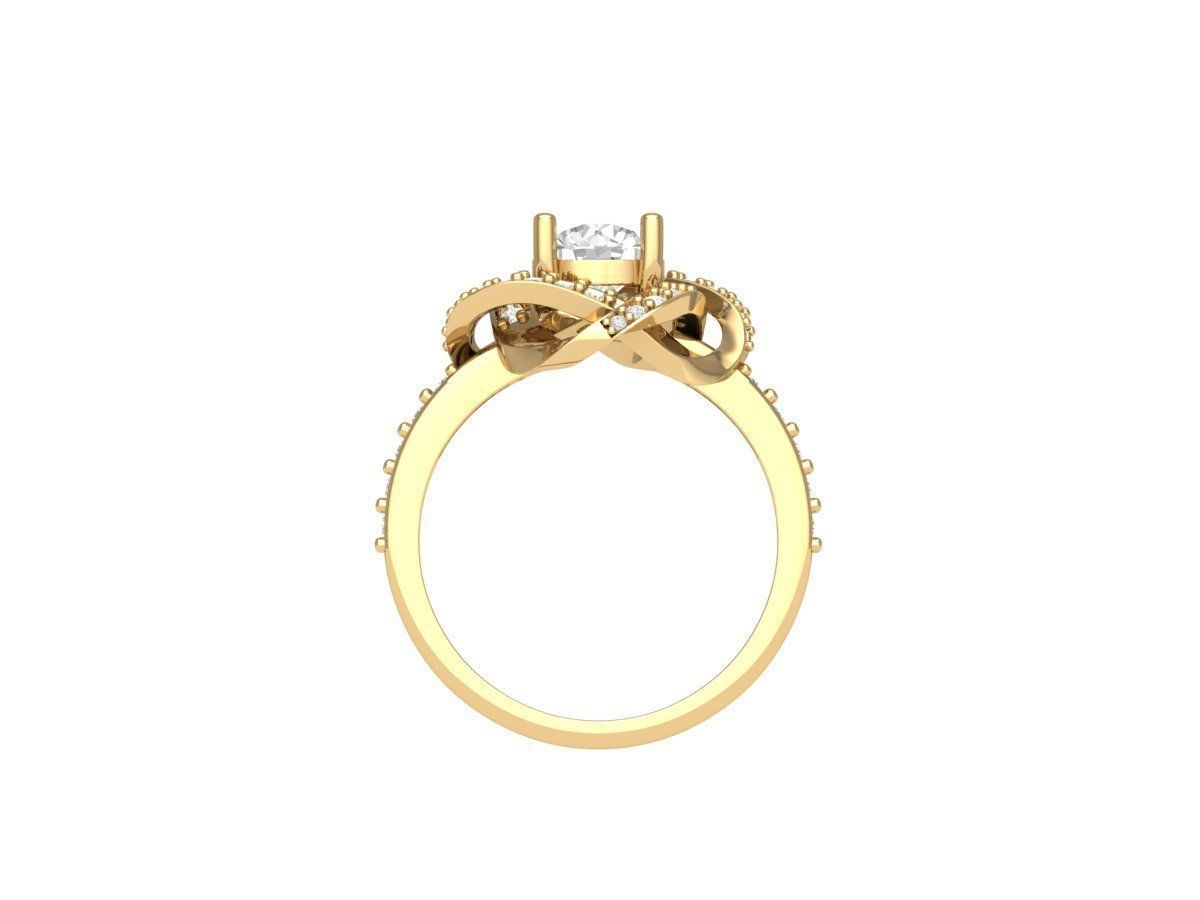 Wedding Ring 3D print model_8