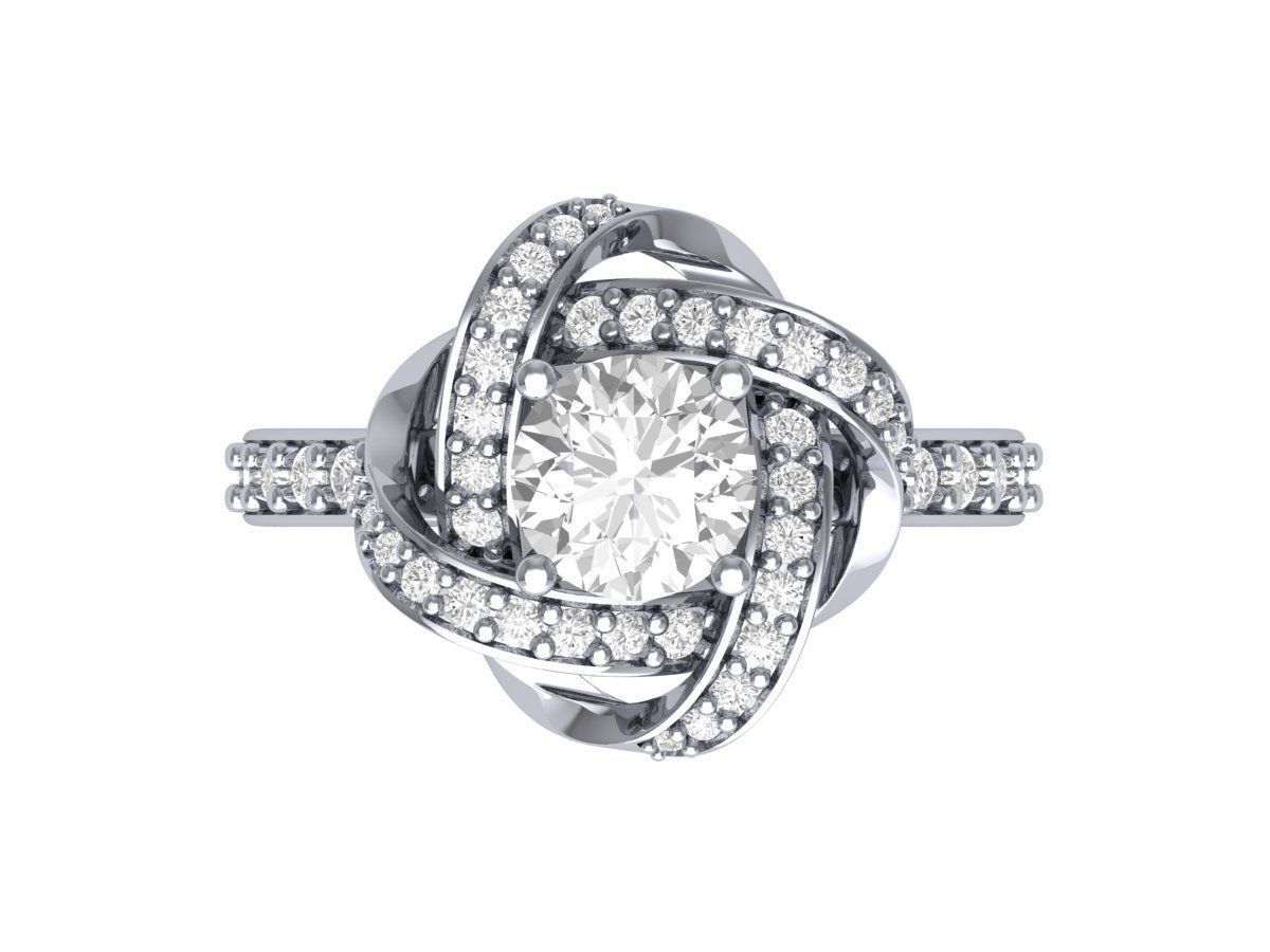 Wedding Ring 3D print model_2