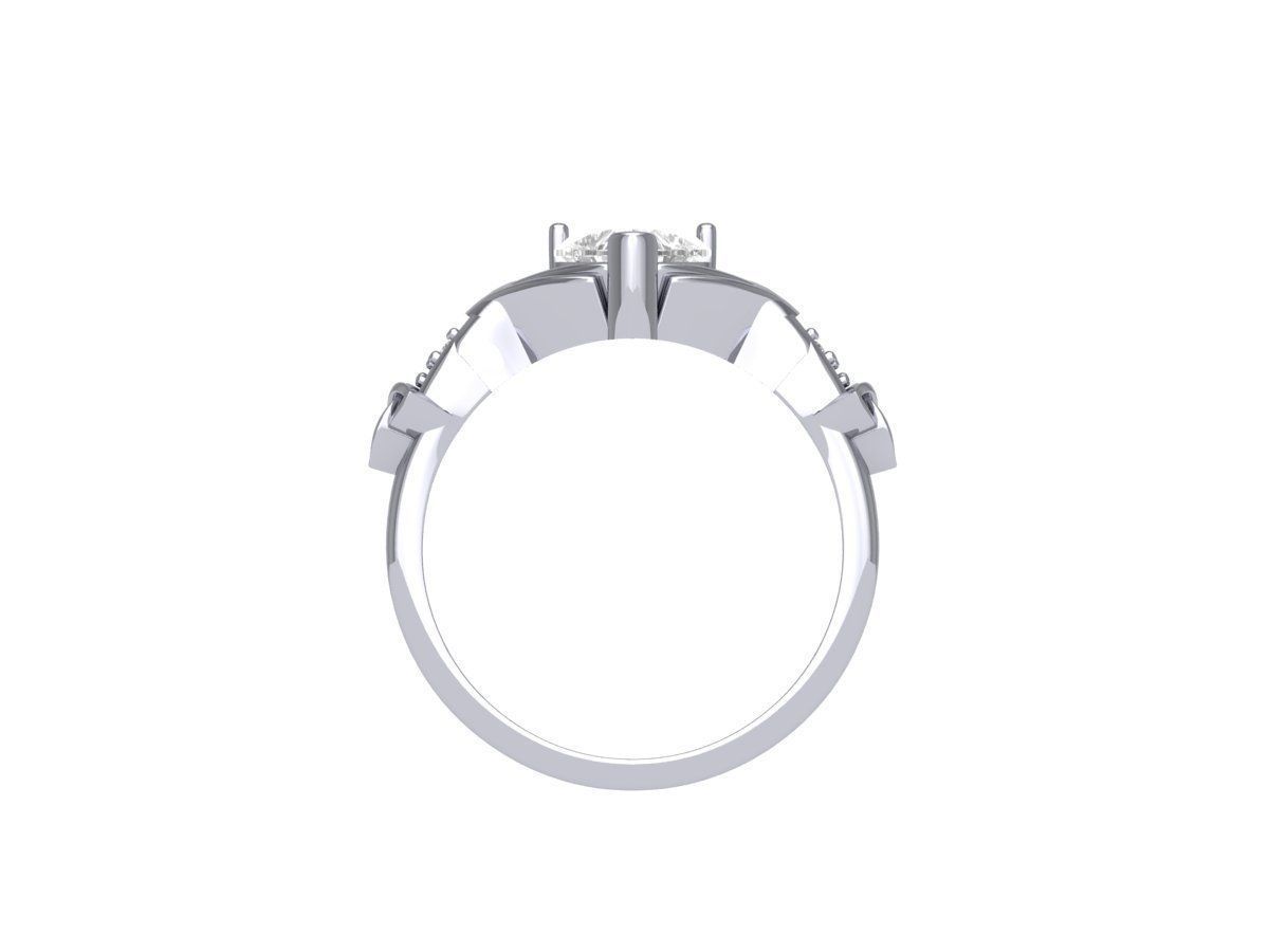 Wedding Ring 3D print model_10