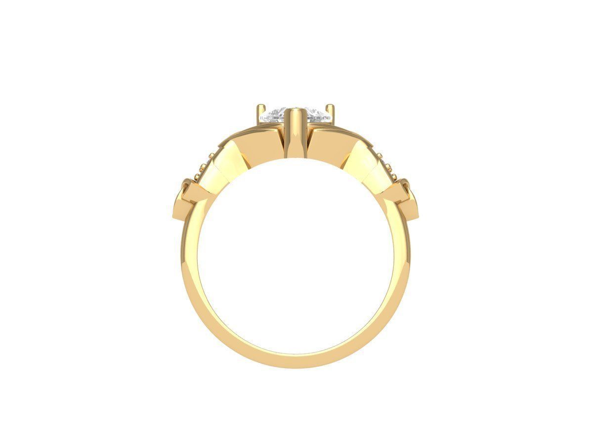 Wedding Ring 3D print model_11
