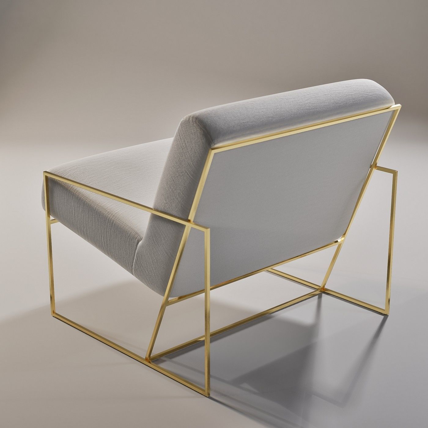 Marsden Chair - Subdivision geometry Low-poly 3D model_9