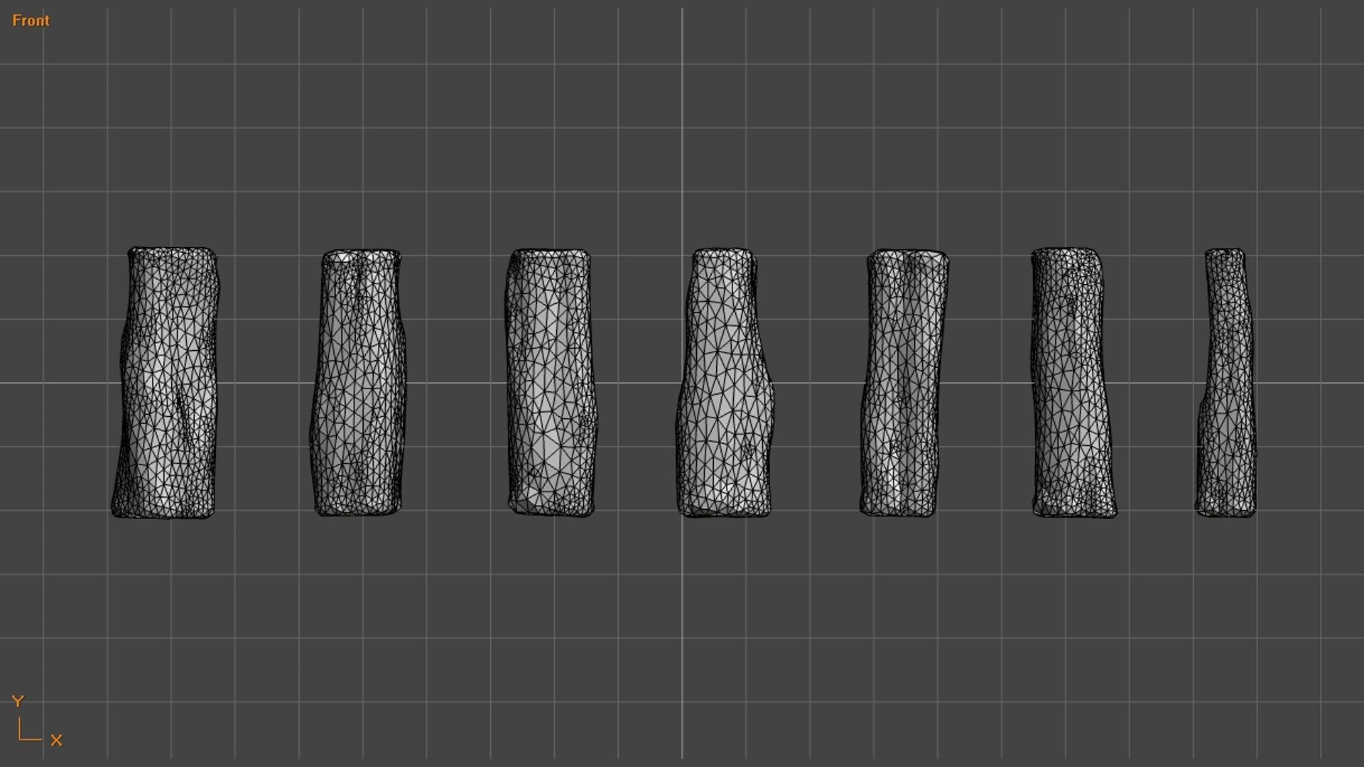 Rock Pillars - Moss 2 Low-poly 3D model_17