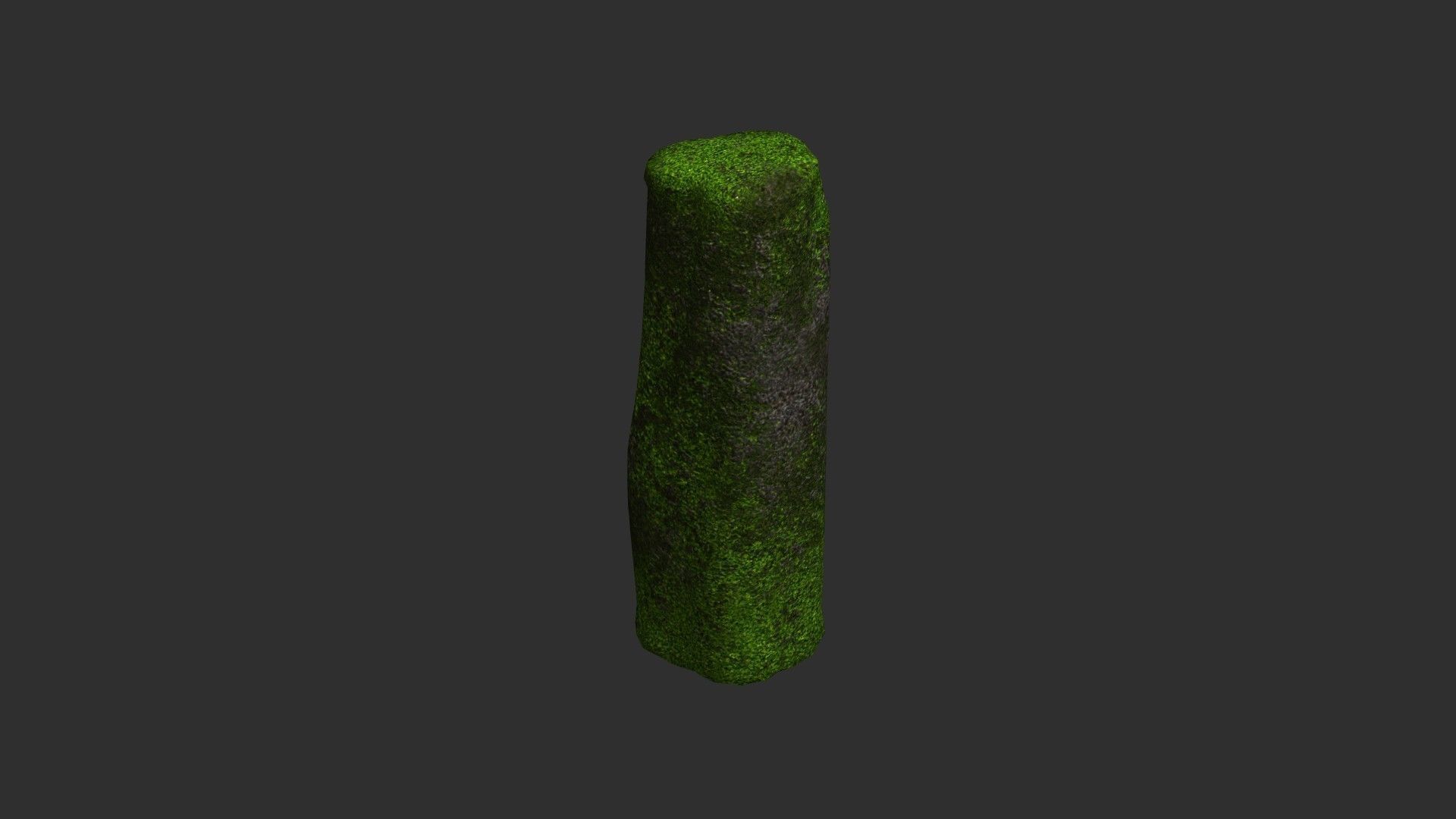 Rock Pillars - Moss 2 Low-poly 3D model_9