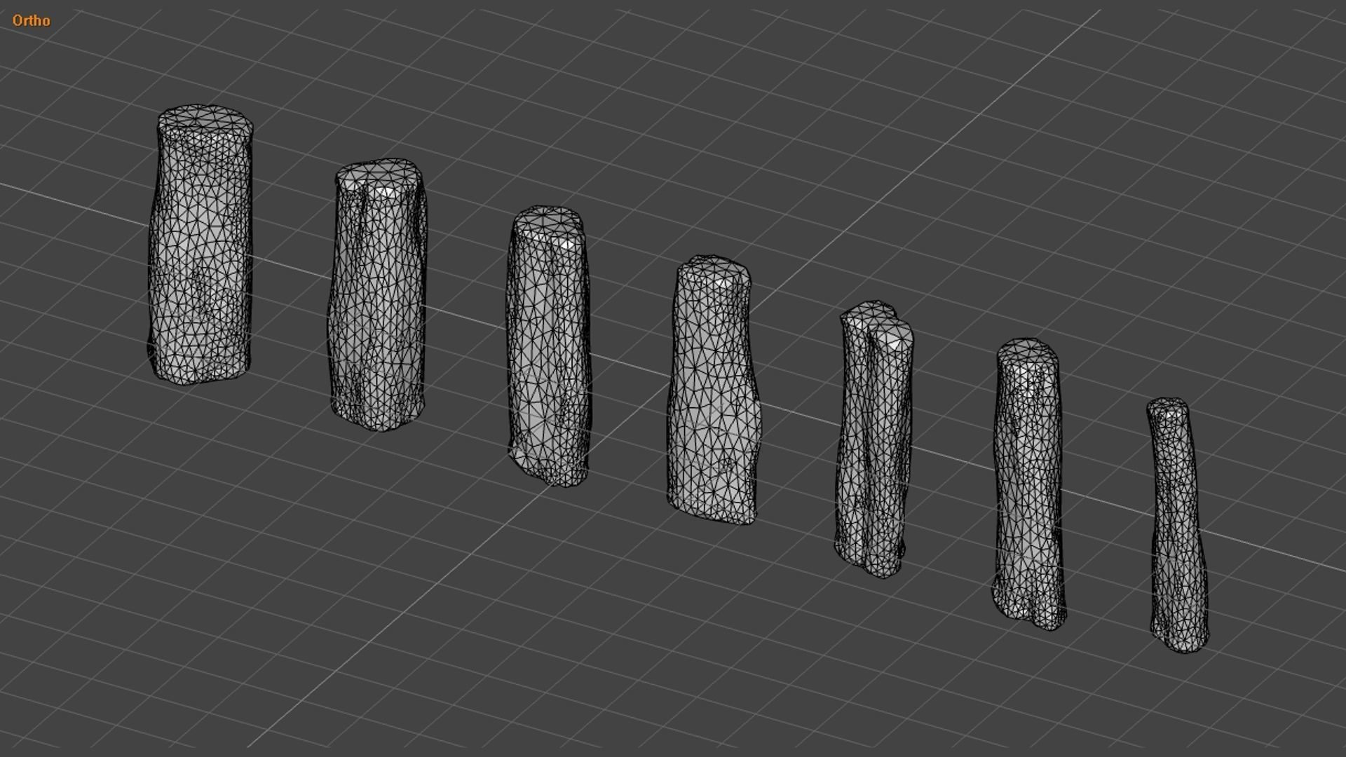 Rock Pillars - Moss 2 Low-poly 3D model_16