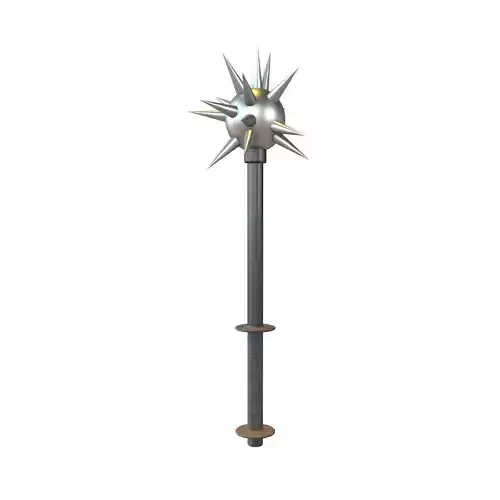 Morning Star Weapon v1 001 Low-poly 3D model