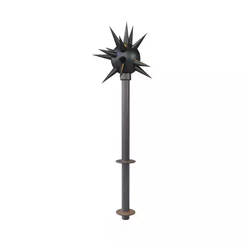 Morning Star Weapon v1 002 Low-poly 3D model