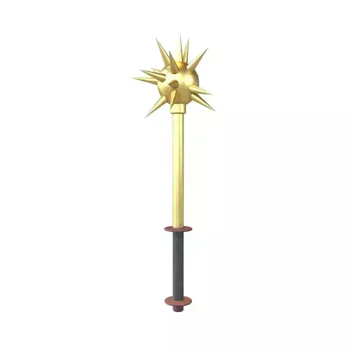 Morning Star Weapon v1 003 Low-poly 3D model