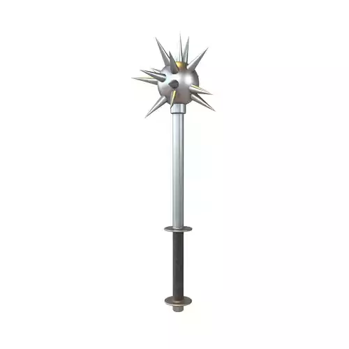 Morning Star Weapon v1 004 Low-poly 3D model