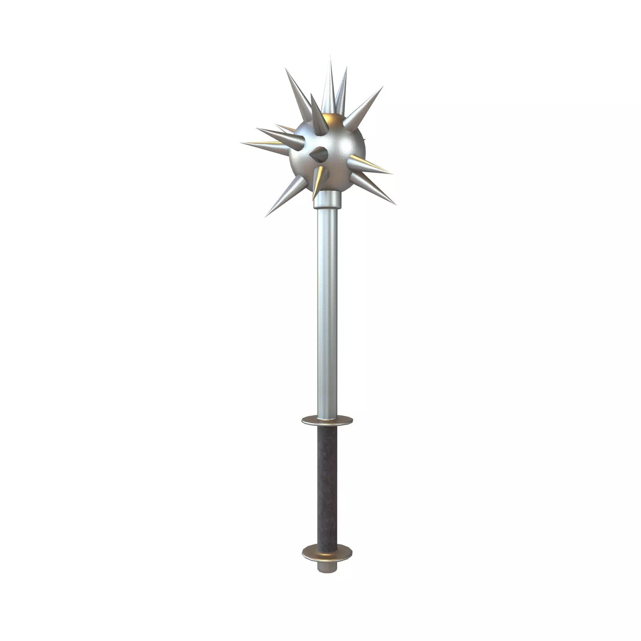Morning Star Weapon v1 004 Low-poly 3D model_0