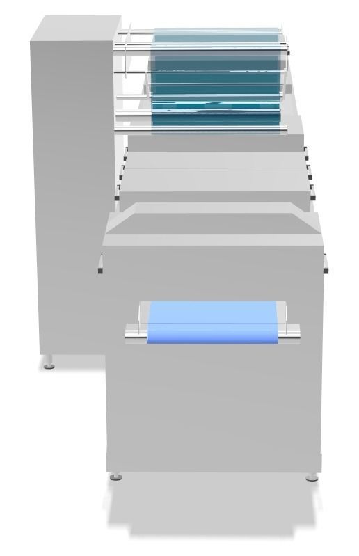 Thermoformer - Packaging machine Low-poly 3D model_8