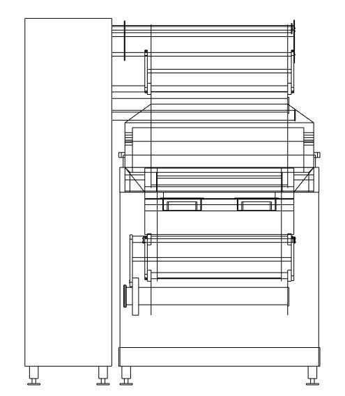 Thermoformer - Packaging machine Low-poly 3D model_10