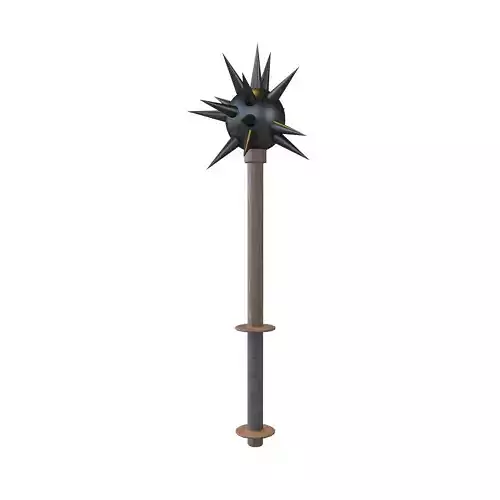 Morning Star Weapon v1 006 Low-poly 3D model