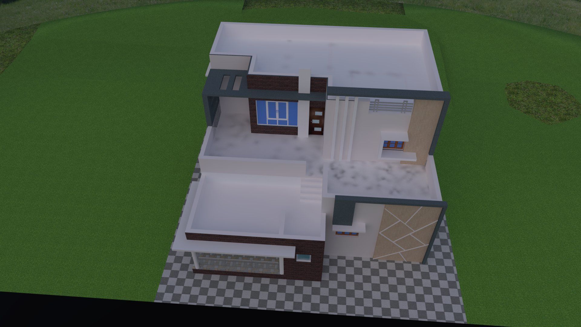 3D model Elevation 4side view VR / AR / low-poly | CGTrader