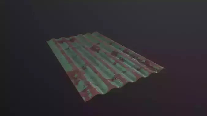 Salvage Metal 3D Model Low-poly 3D model