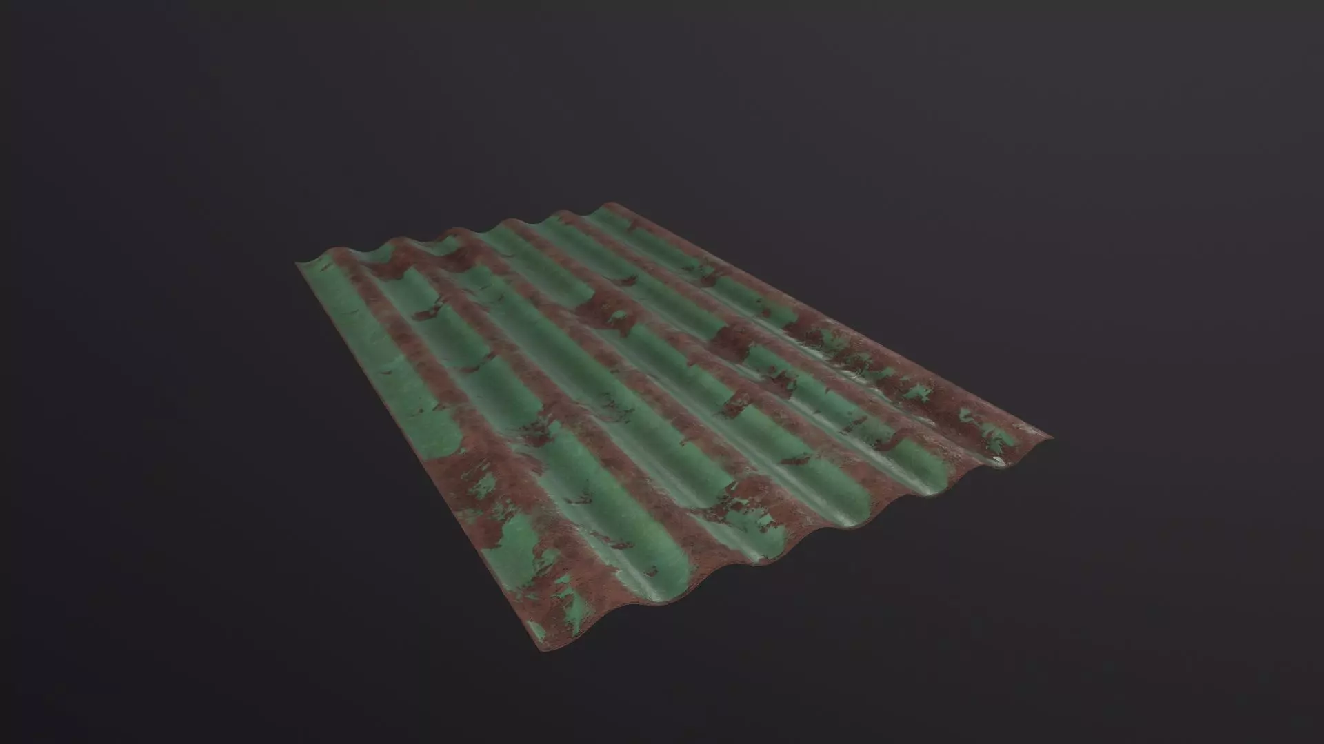 Salvage Metal 3D Model Low-poly 3D model_0