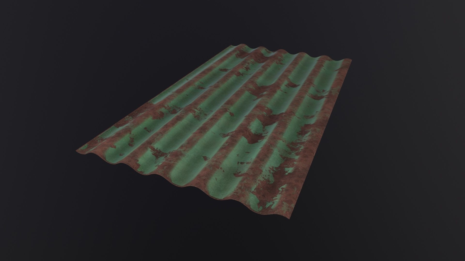 Salvage Metal 3D Model Low-poly 3D model_2