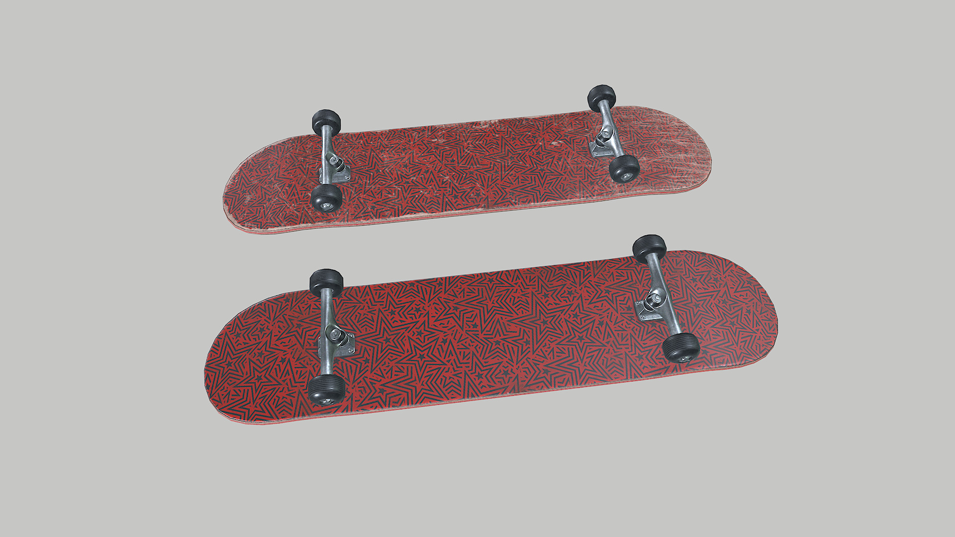 Skateboard Game Ready PBR Model Low-poly 3D model_5