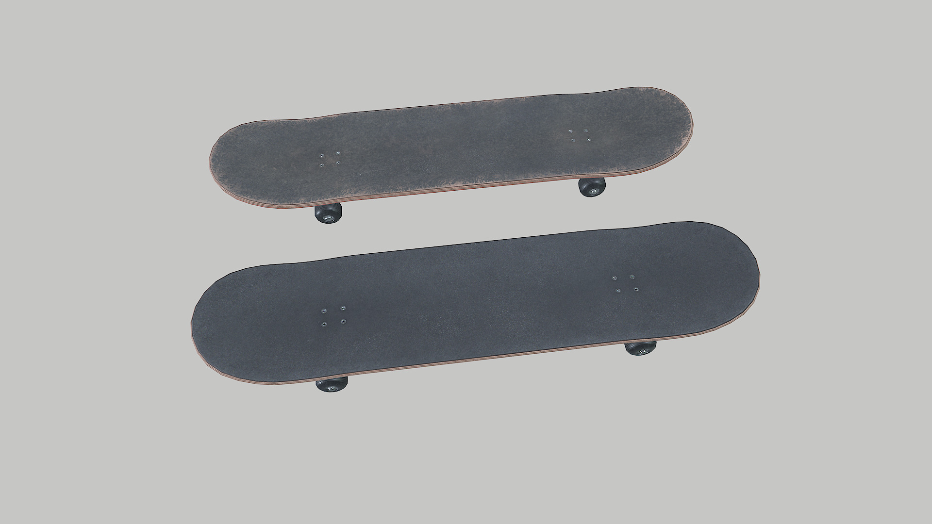 Skateboard Game Ready PBR Model Low-poly 3D model_4