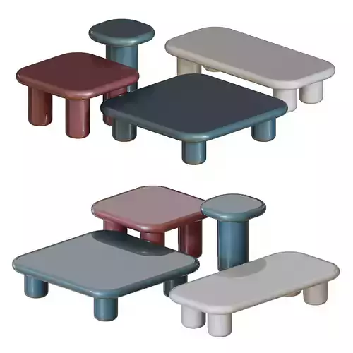MOGG Bilbao Tables 3D model