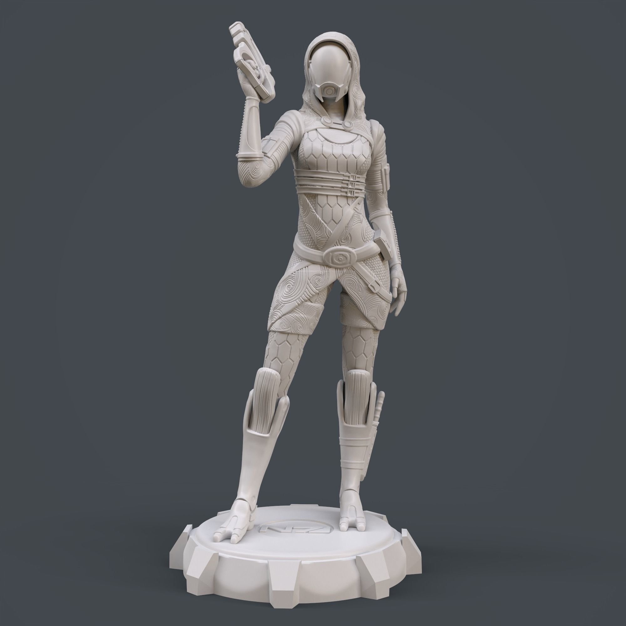 Tali Zorah Mass Effect 3D print model_4
