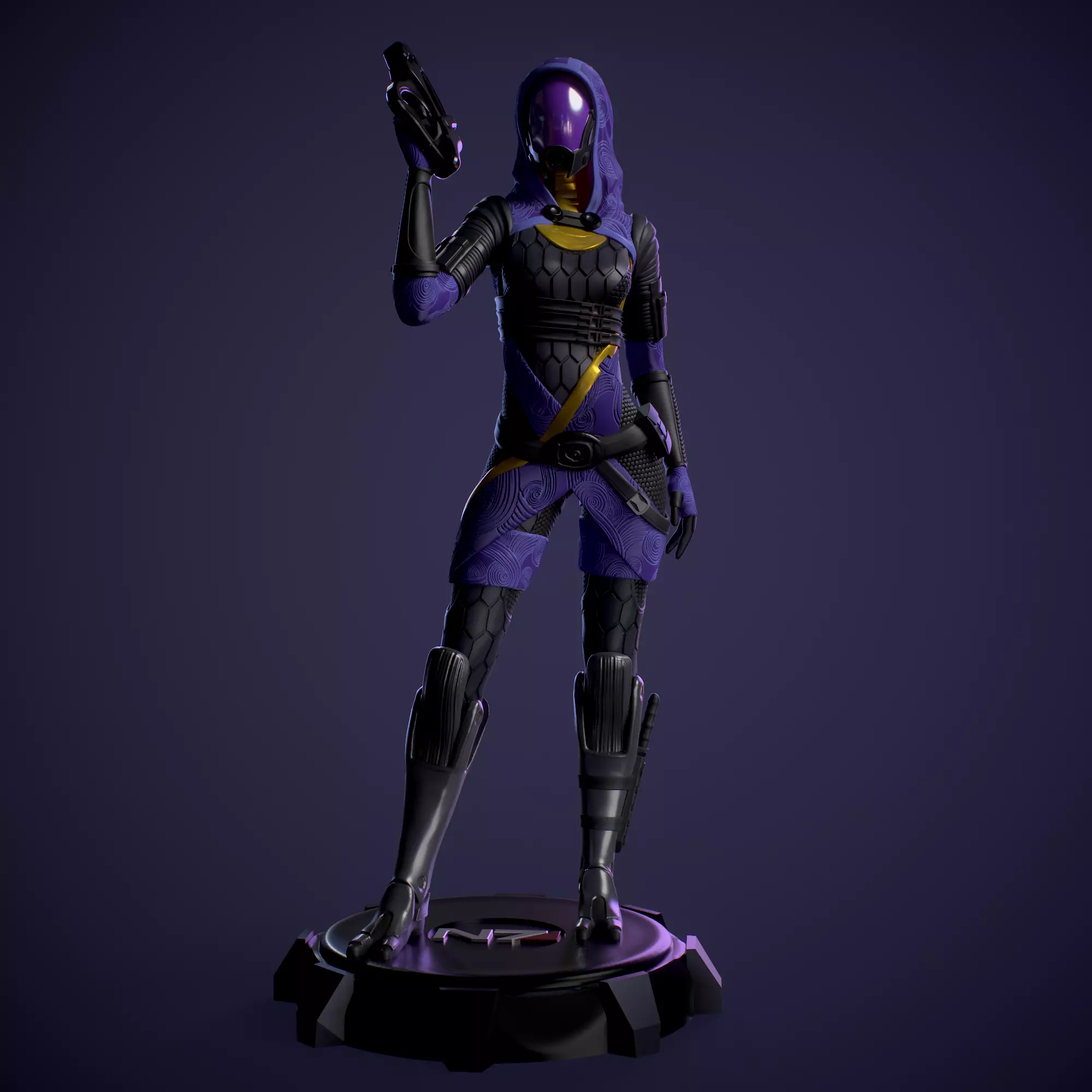 Tali Zorah Mass Effect 3D print model_0