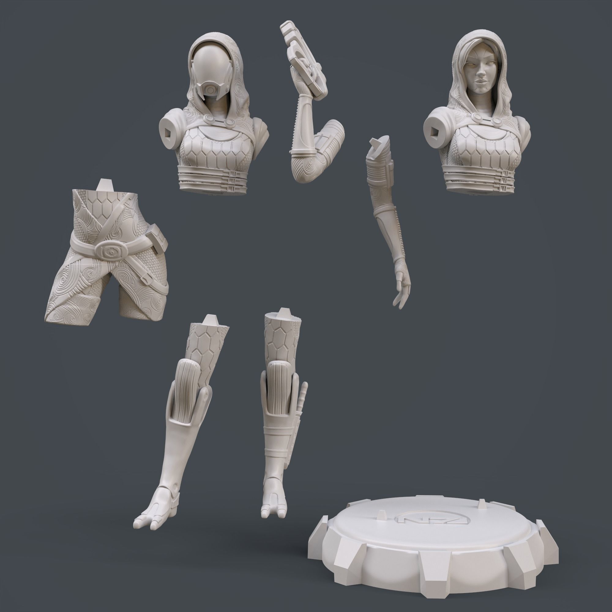 Tali Zorah Mass Effect 3D print model_17