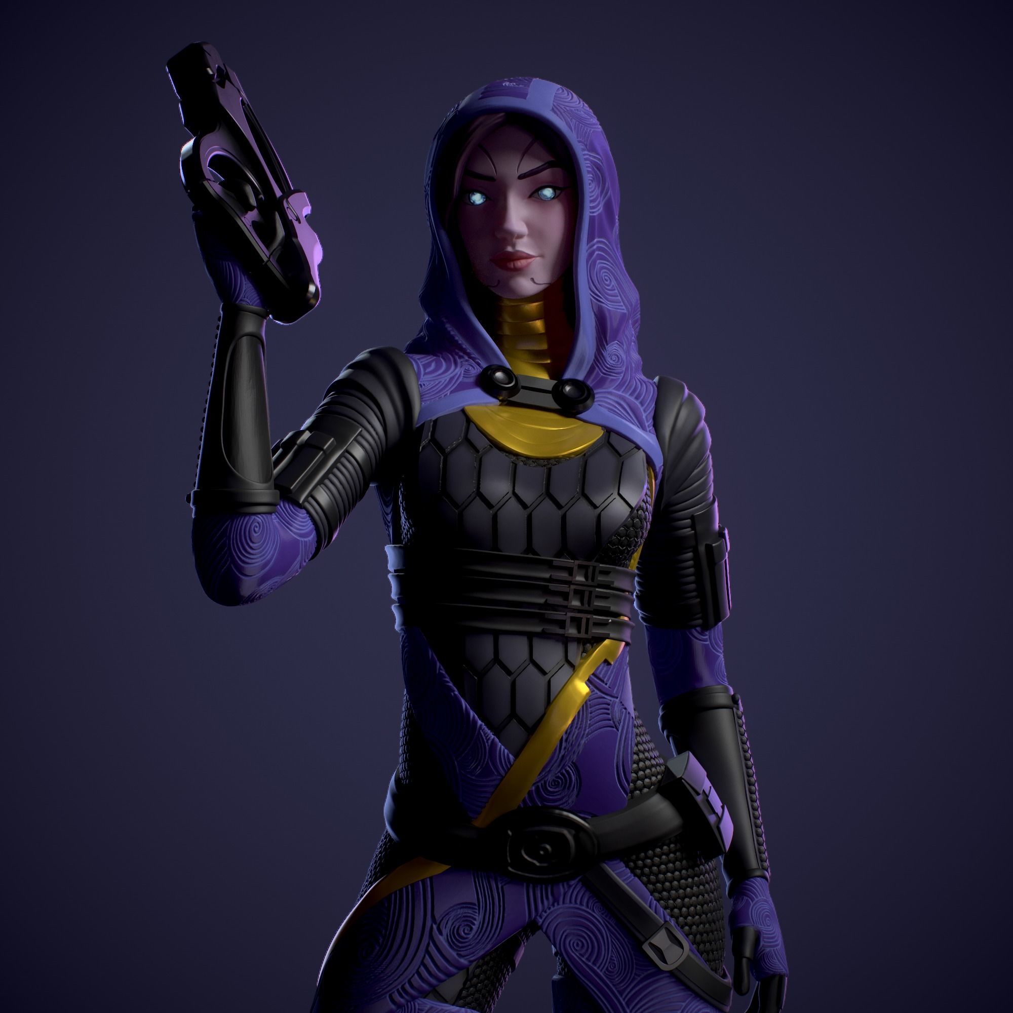 Tali Zorah Mass Effect 3D print model_3