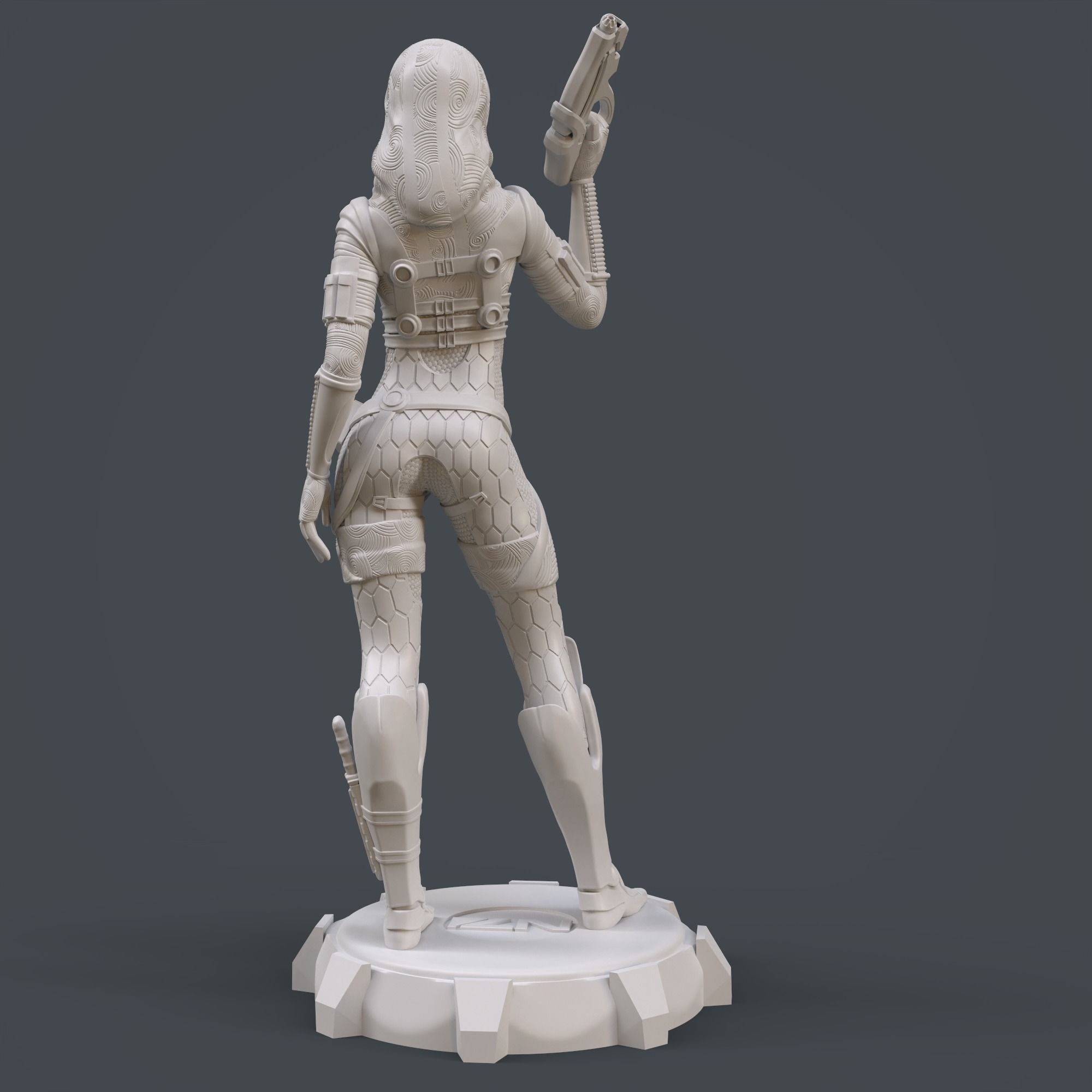 Tali Zorah Mass Effect 3D print model_11