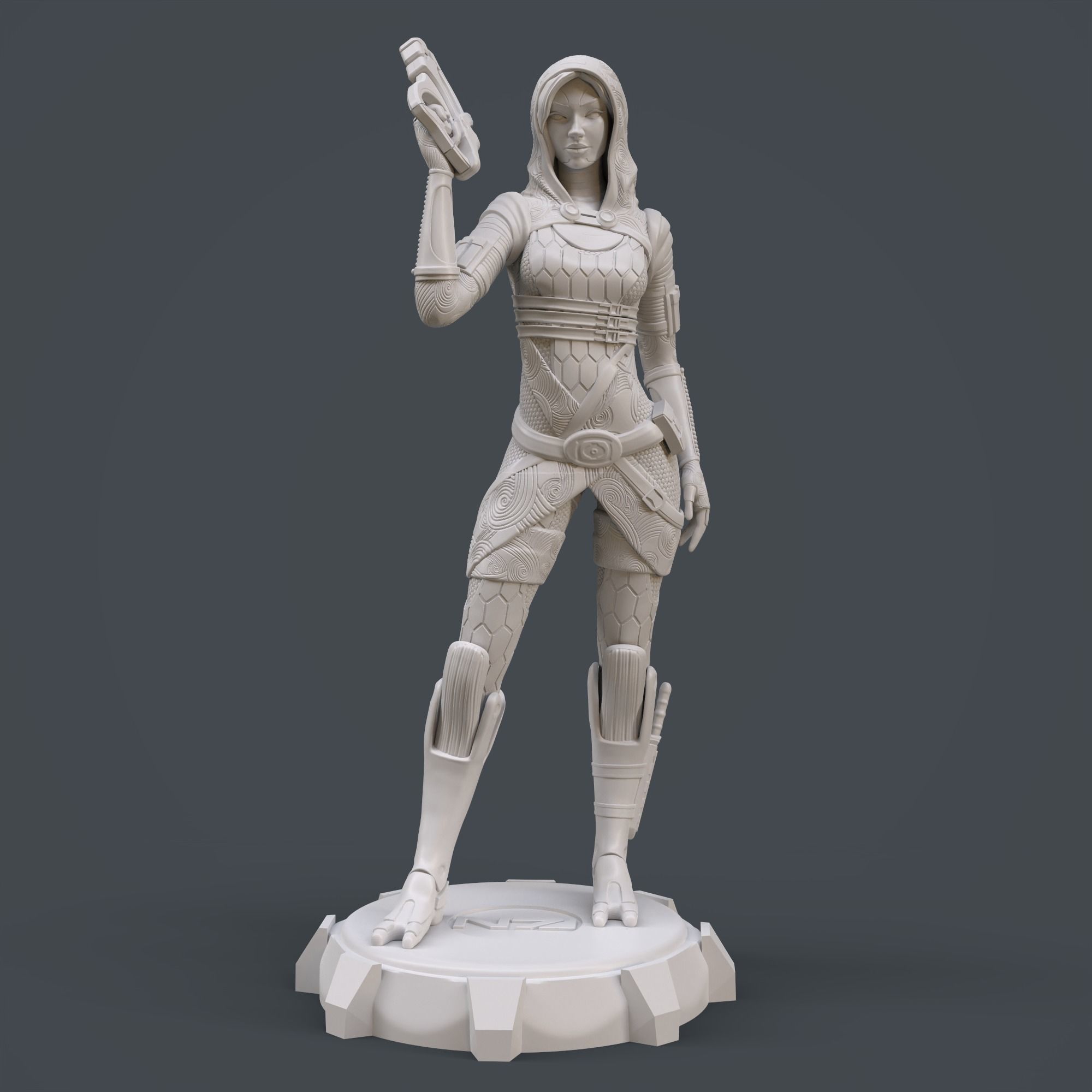 Tali Zorah Mass Effect 3D print model_5