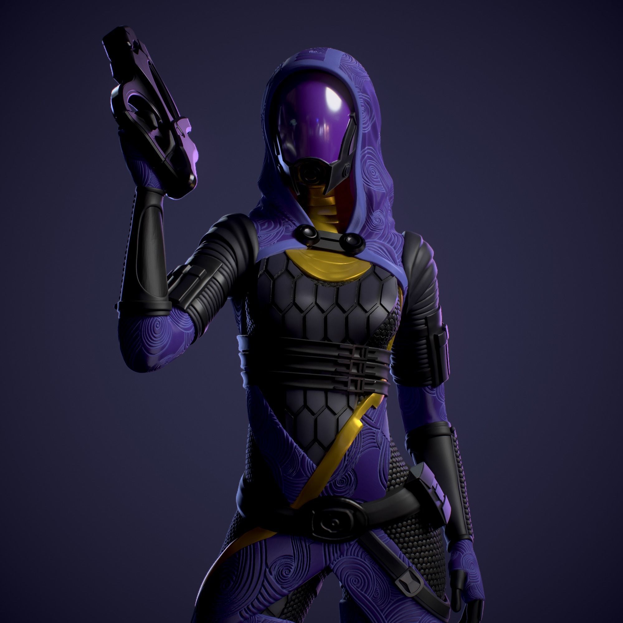 Tali Zorah Mass Effect 3D print model_2