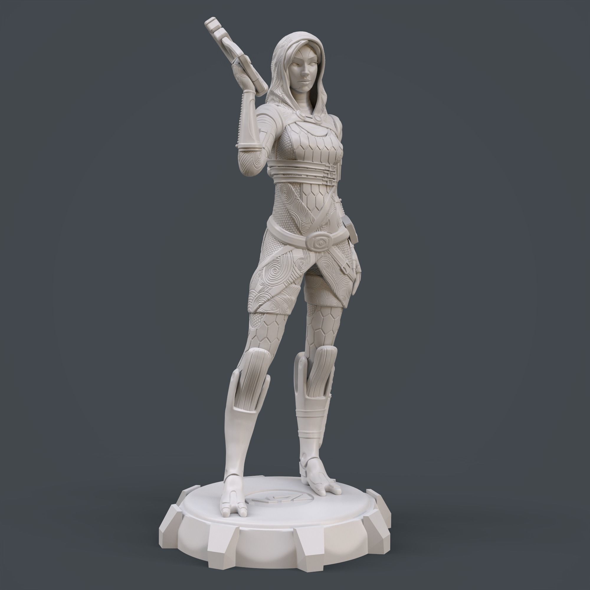 Tali Zorah Mass Effect 3D print model_7