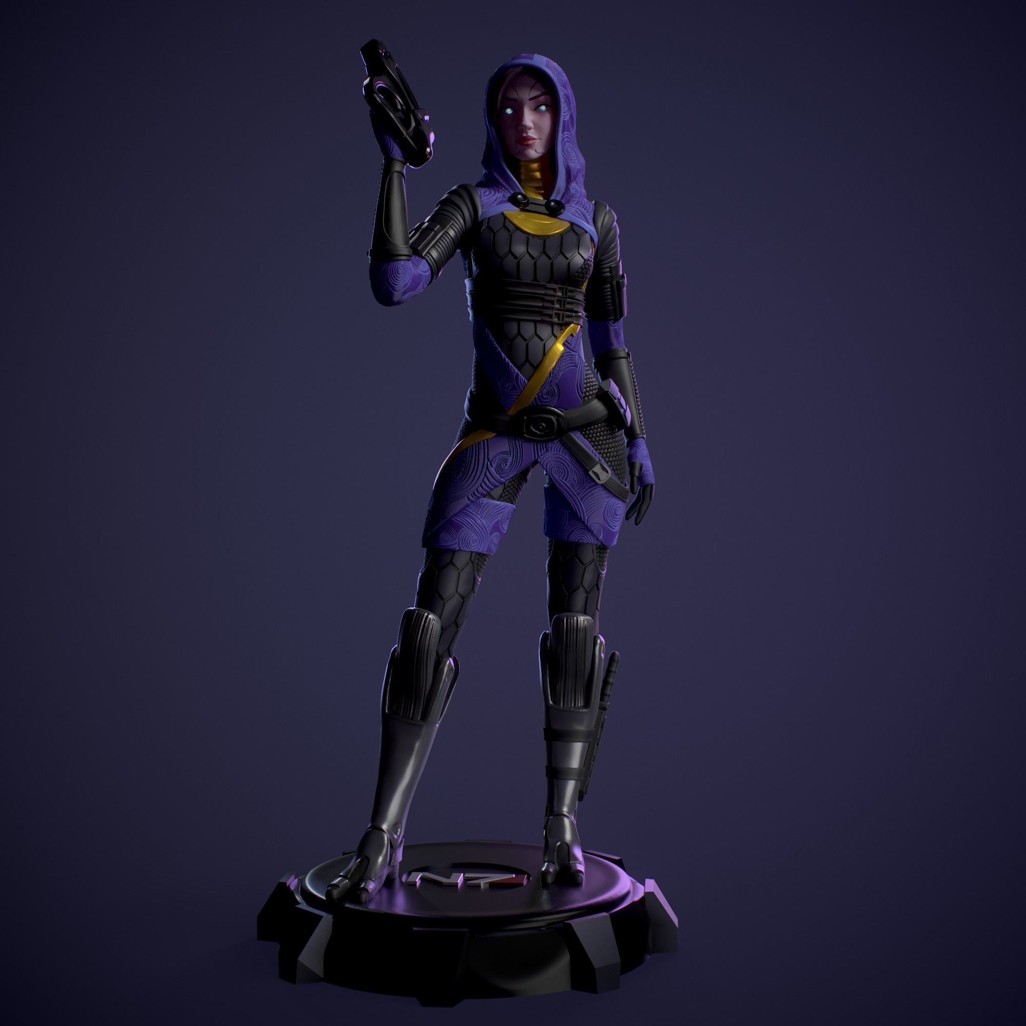Tali Zorah Mass Effect 3D print model_1
