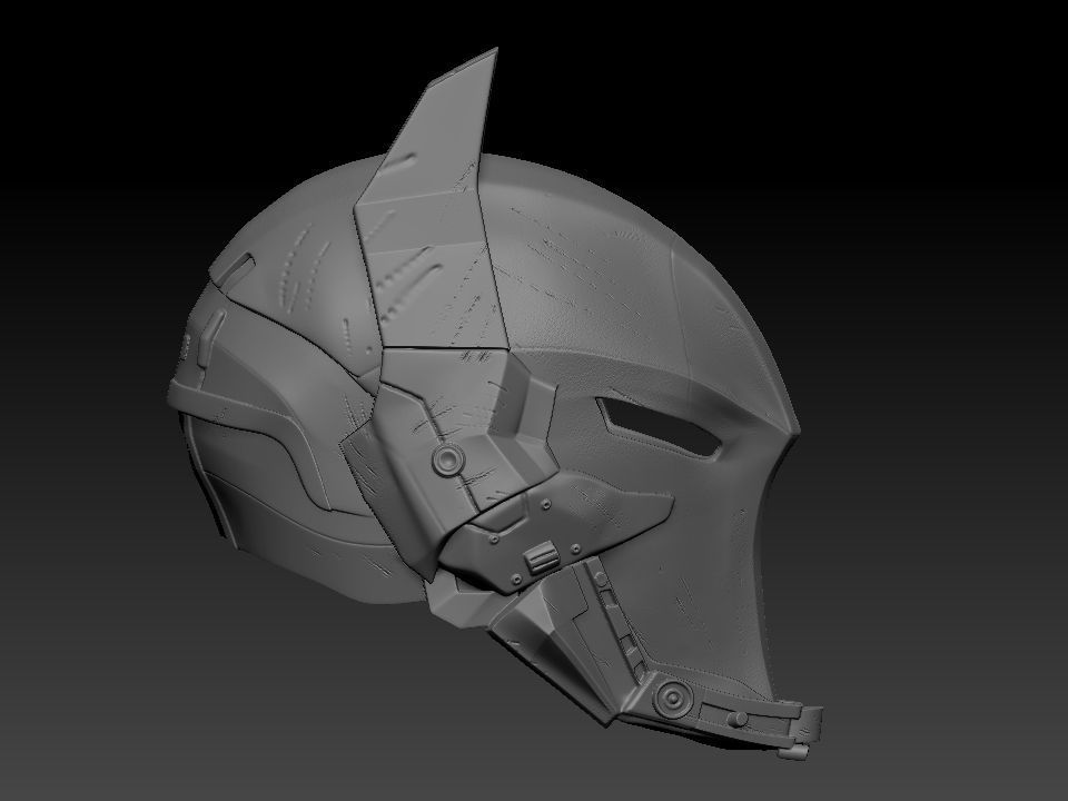 Arkham knight helmet  3D model_1