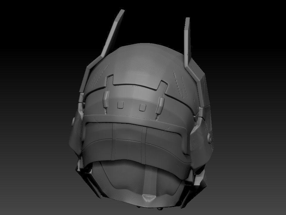 Arkham knight helmet  3D model_2
