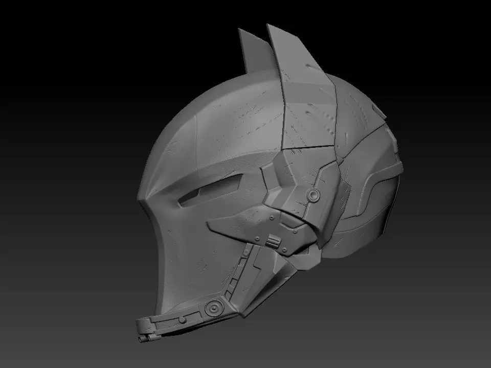 Arkham knight helmet  3D model_0