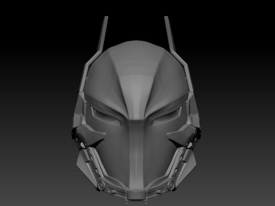 Arkham knight helmet  3D model_3