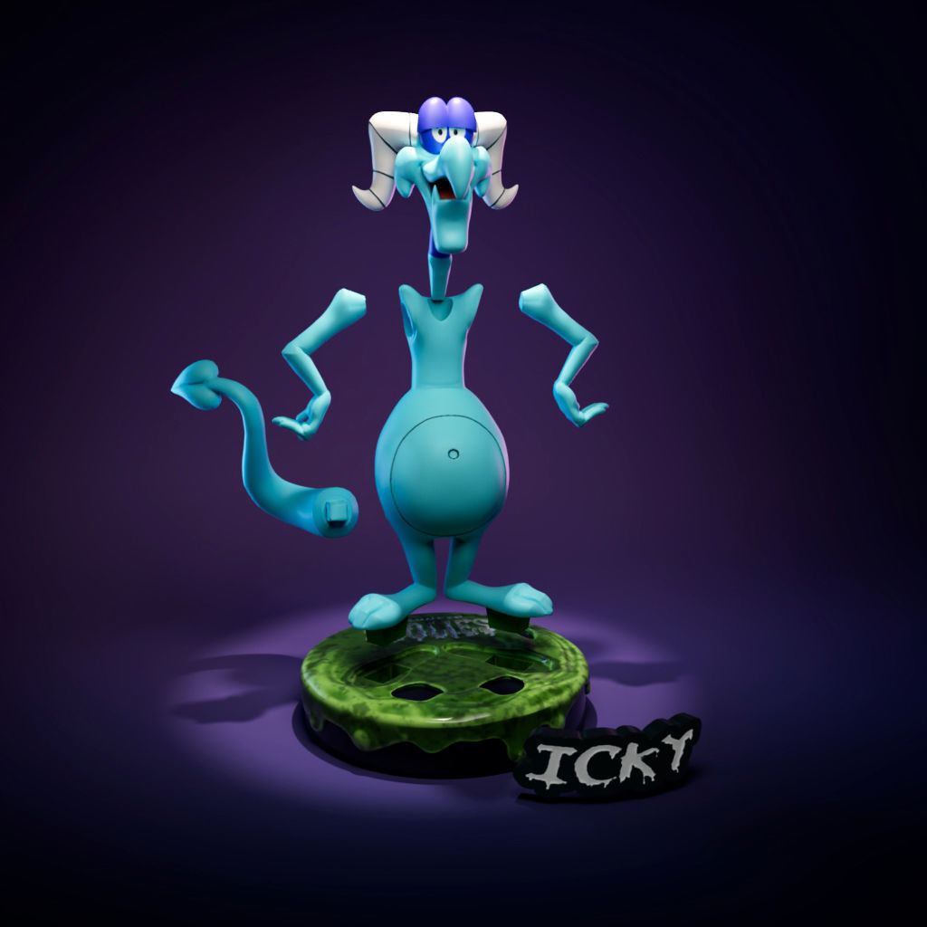Icky - The Groovie Goolies 3D print model_5