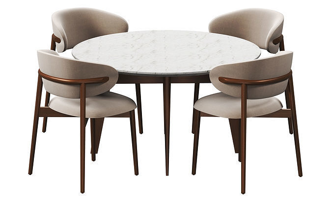 Oleandro chair table 3D model