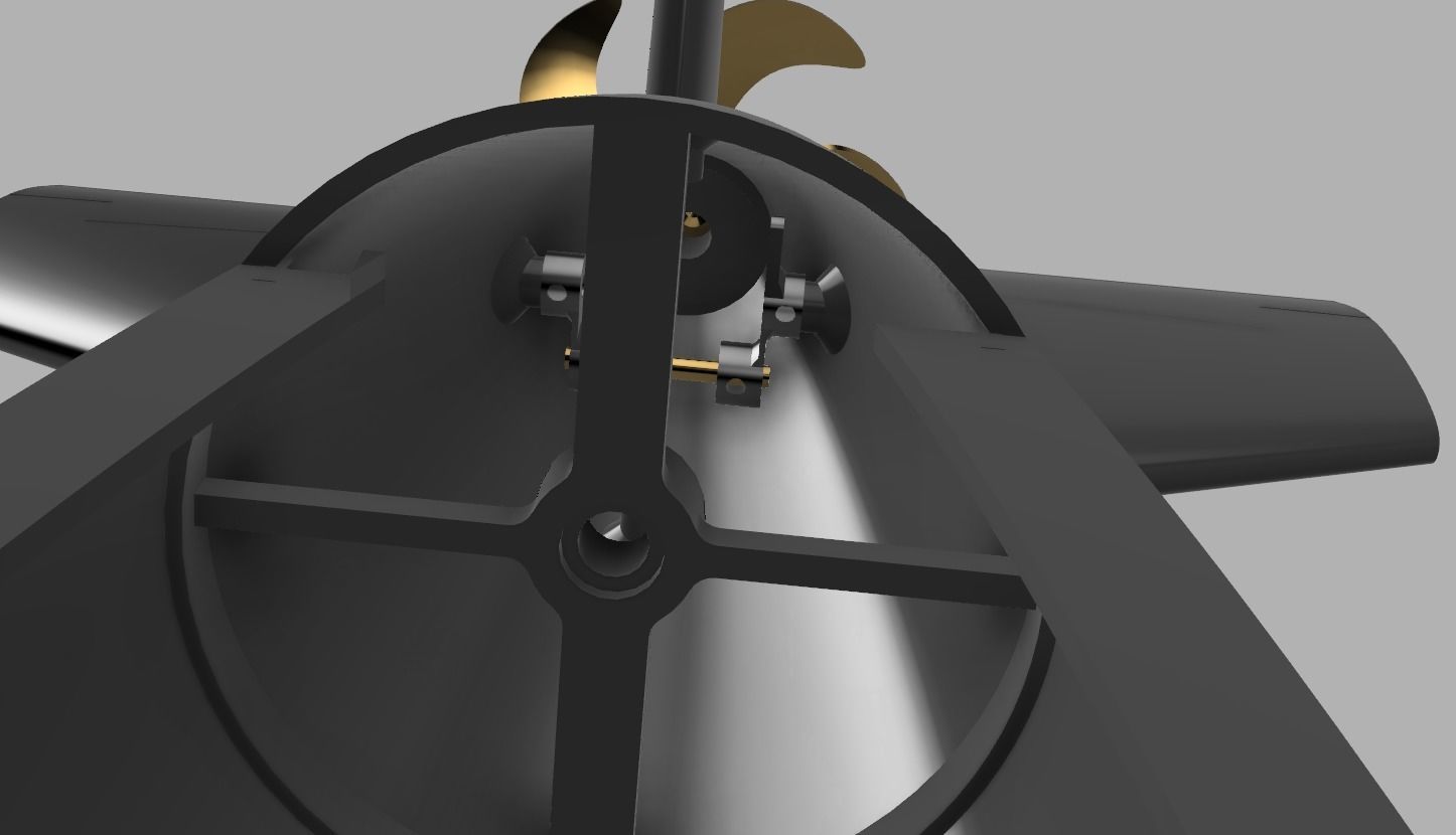 Taiwan submarine Hai-Lung Class 1- 50 scale designed for RC 3D print model_5