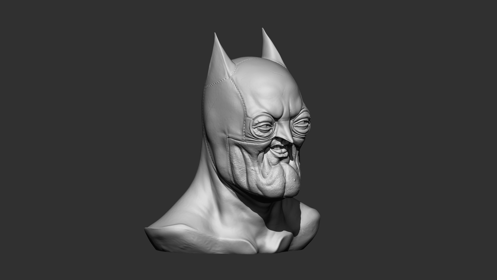 Batman Face 3d Print  3D print model_1