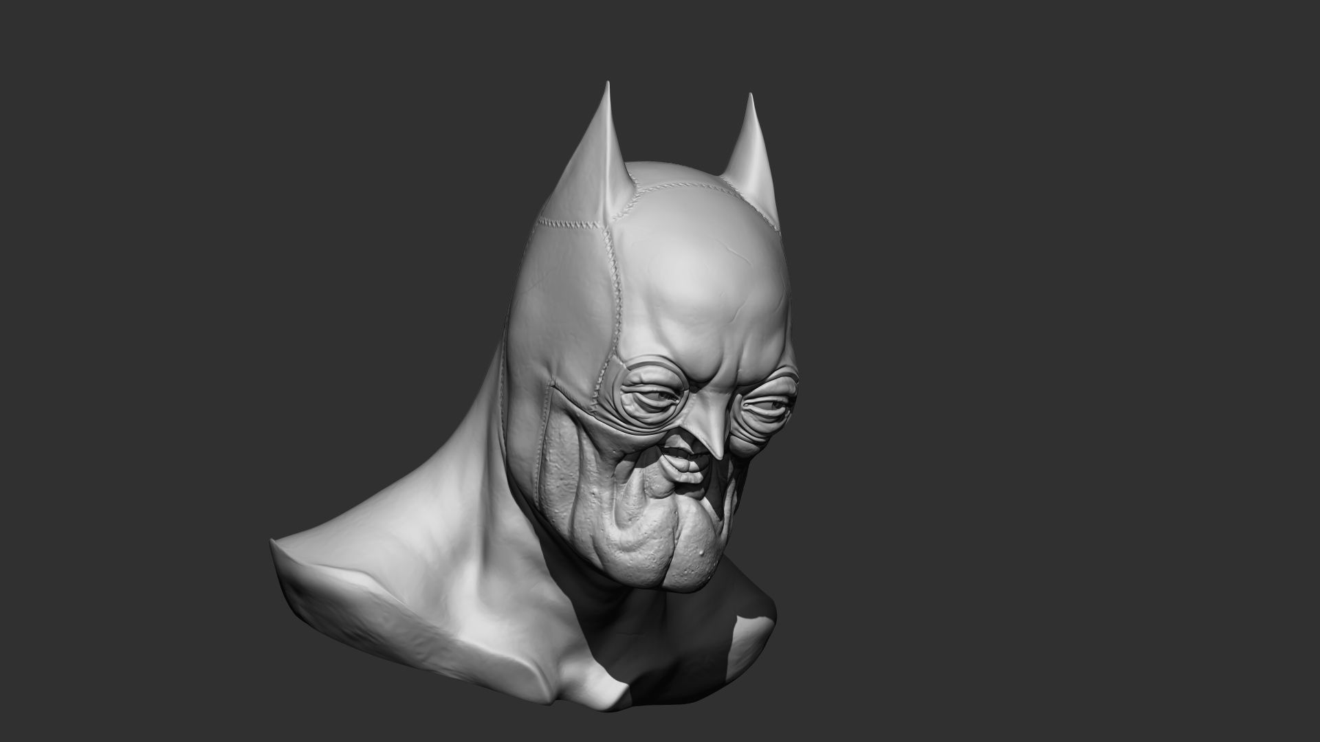 Batman Face 3d Print  3D print model_3