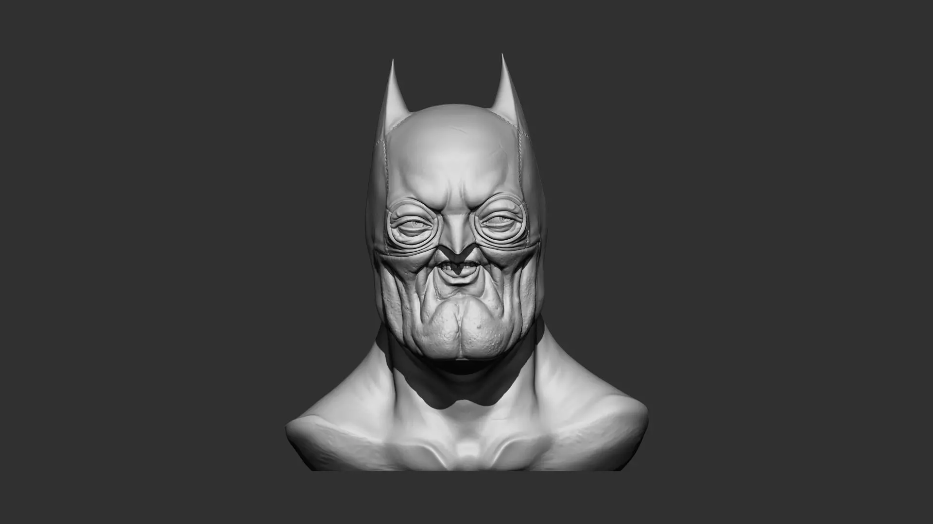 Batman Face 3d Print  3D print model_0