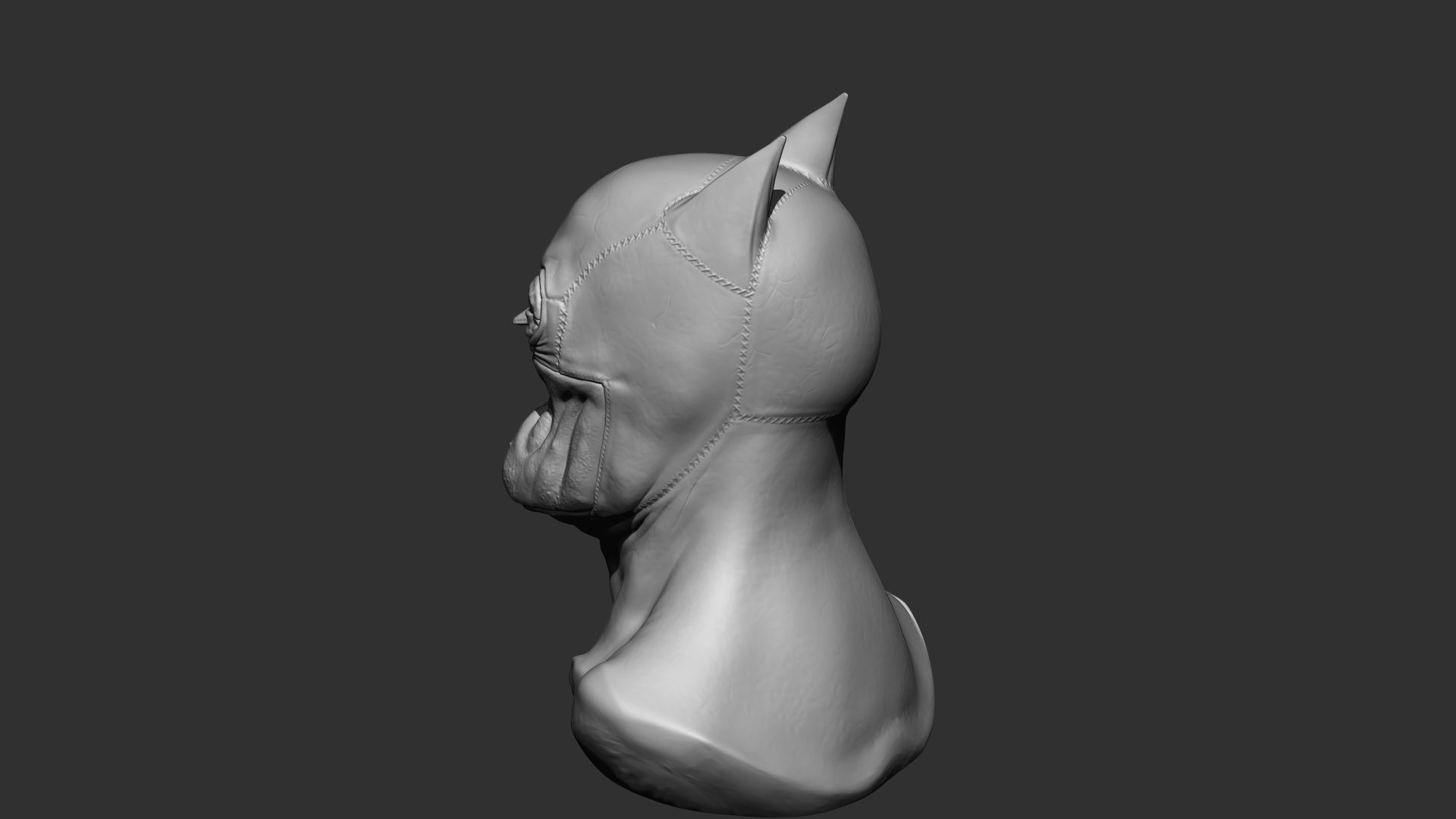 Batman Face 3d Print  3D print model_4